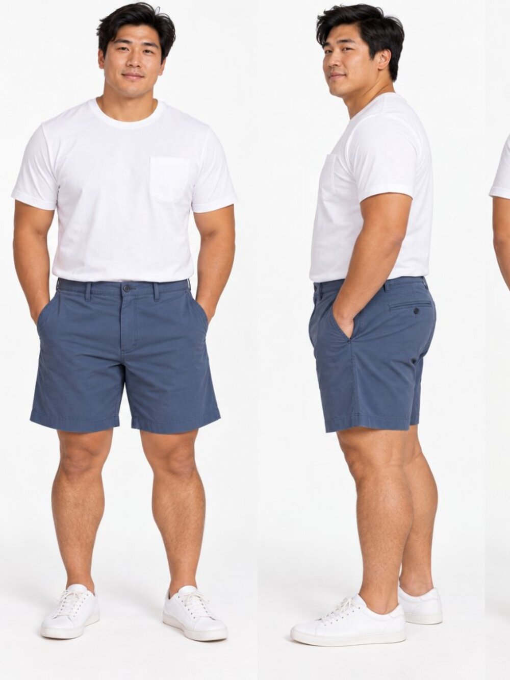 Daniel Cremieux Soho Tapered Fit Shorts Size 38 Slate Blue NWT